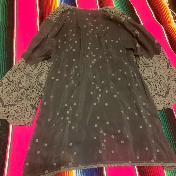 GRAY SMALL JOHNNY WAS TUNIC - Picture 6 of 8